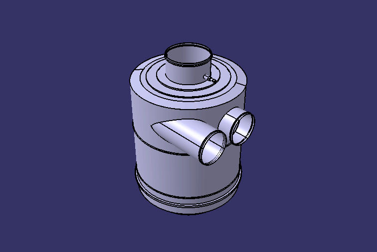 Air filter, flow rate 1500, KLQ3, outer diameter 386