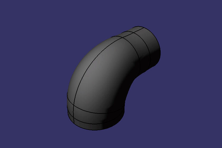 Right angle hose, 102-128, 170/110, EPDM rubber