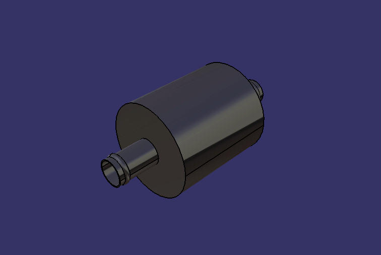 Intake line noise filter