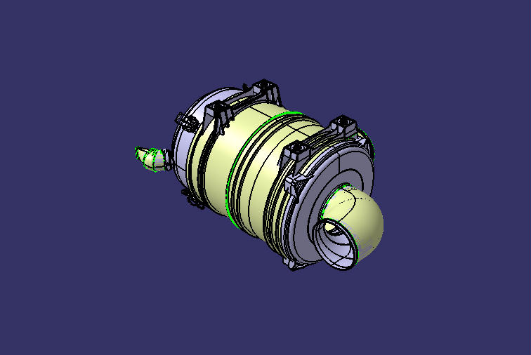 Воздушный фильтр, расход 750 , KLQ1, внешний диаметр 290