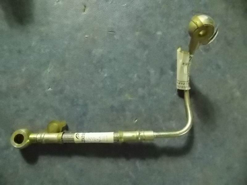 Air compressor oil inlet pipe welded parts