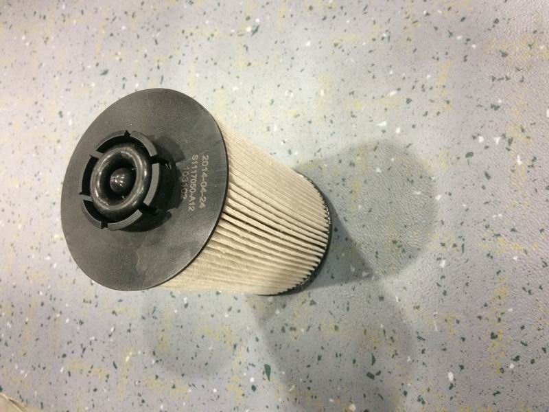 Fine fuel filter element