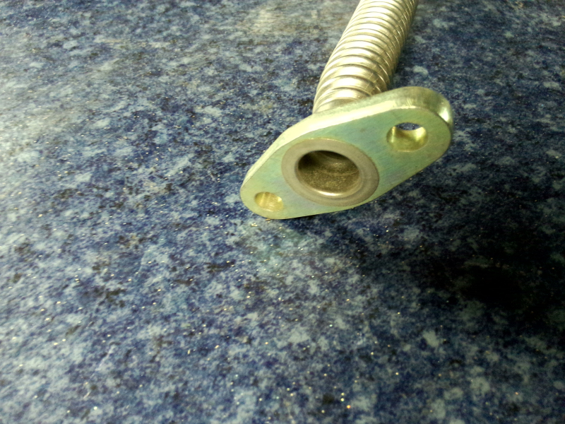 Supercharger return pipe; can be used for generations 1118-01219-2