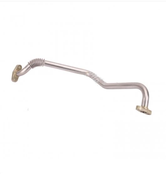 Supercharger oil return pipe