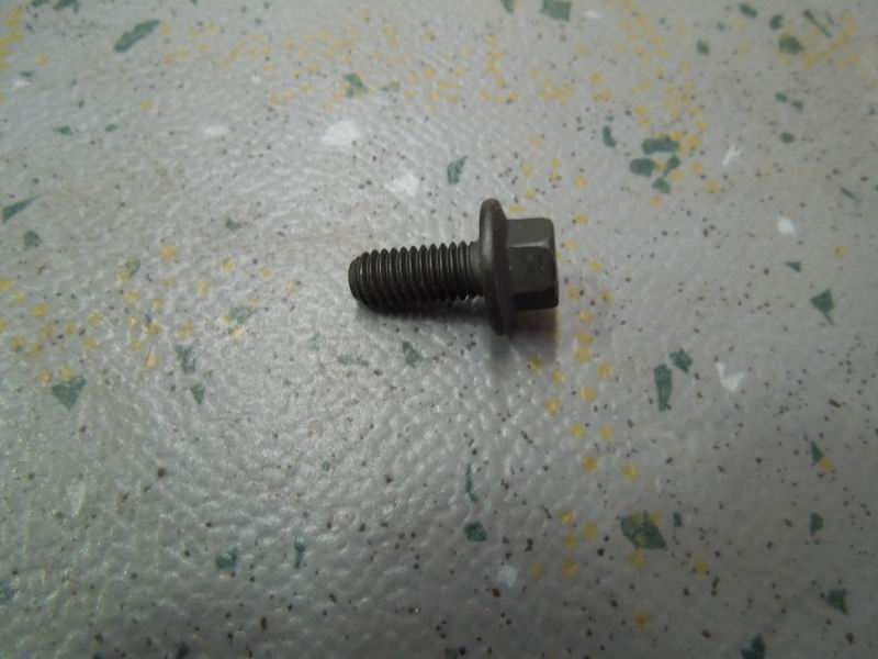 Hexagonal flange surface bolt; M6*1.00*14