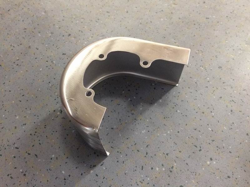 Supercharger heat shield; can be replaced by 1118-01549-2
