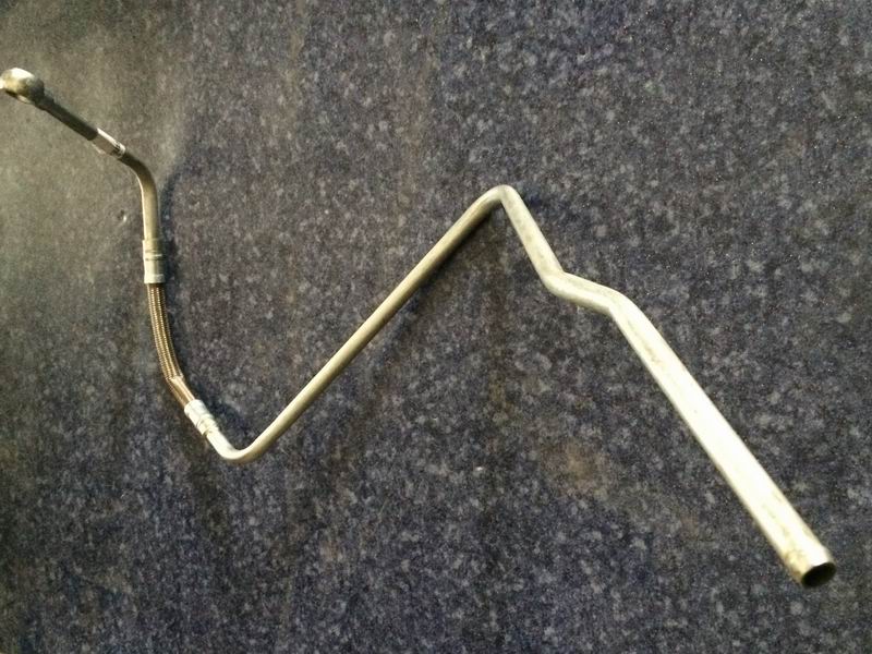 Supercharger water inlet pipe