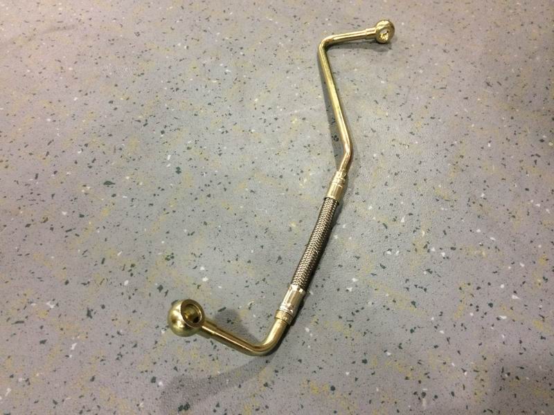 Supercharger outlet pipe