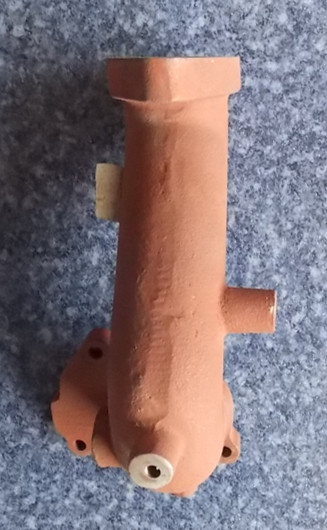 Supercharger exhaust pipe