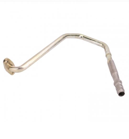 Supercharger oil return pipe