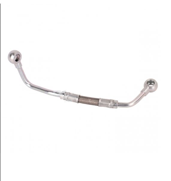 Supercharger oil inlet pipe