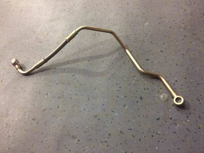 Supercharger water inlet pipe