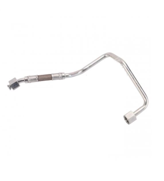 Supercharger oil inlet pipe