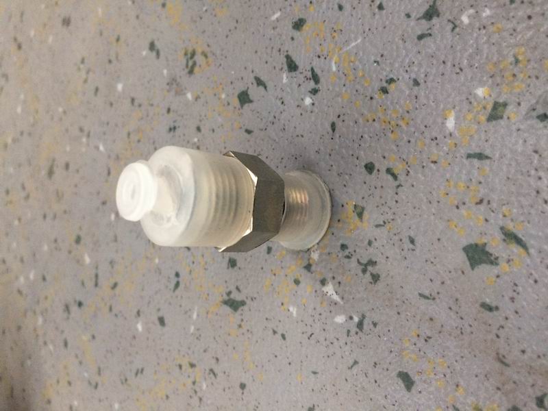 Supercharger oil inlet pipe joint-1