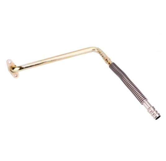 Supercharger oil return pipe