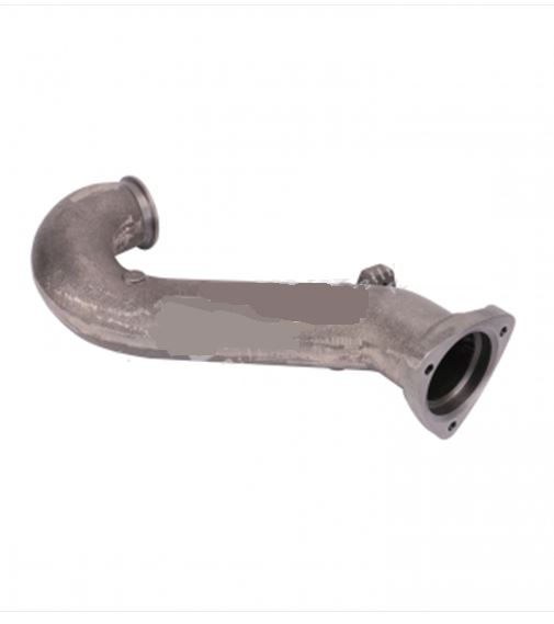 Supercharger rear exhaust pipe