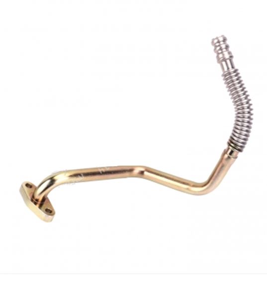 Supercharger oil return pipe