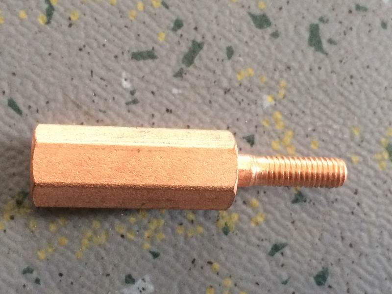 Supercharger return pipe bolt