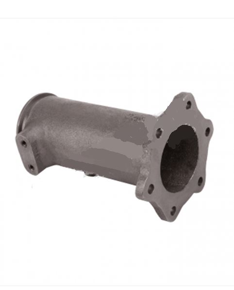 Supercharger rear exhaust pipe