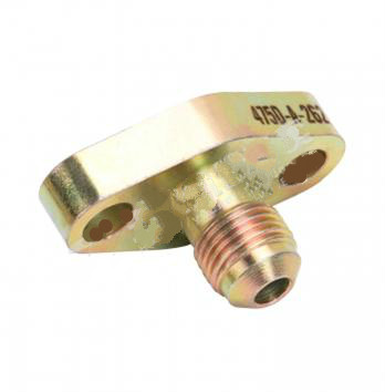 Supercharger oil inlet pipe joint; supercharger end