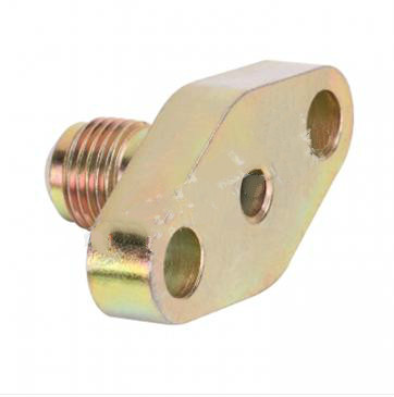 Supercharger oil inlet pipe joint; supercharger end-1