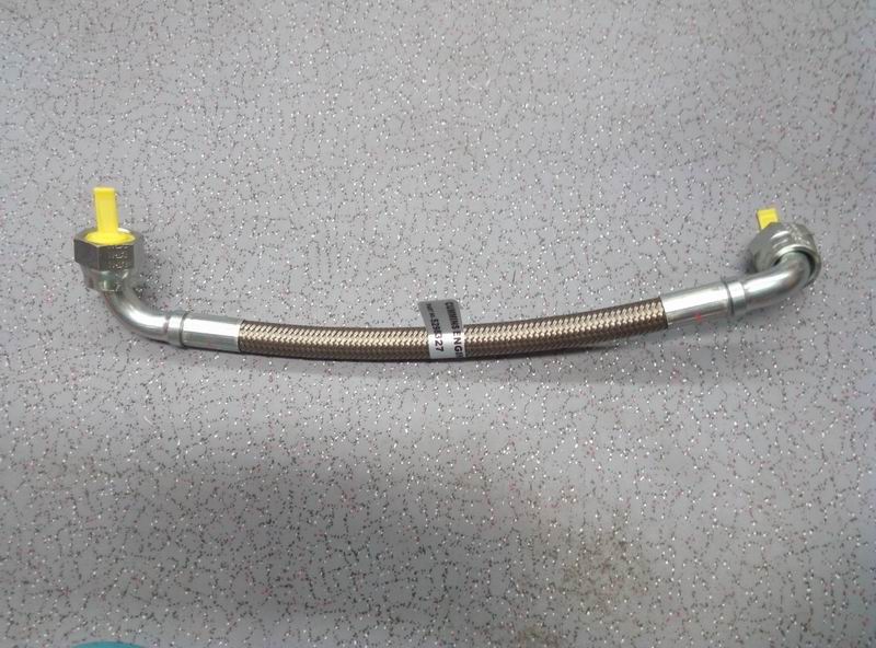 Supercharger water inlet pipe