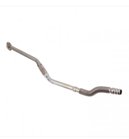 Supercharger oil return pipe