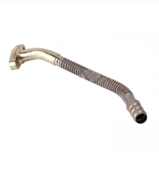 Supercharger oil return pipe