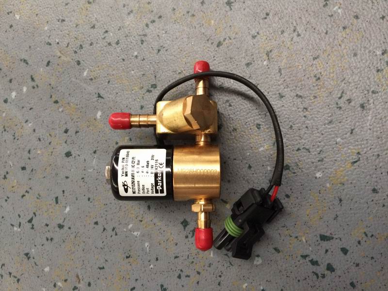 Exhaust gas bypass control valve