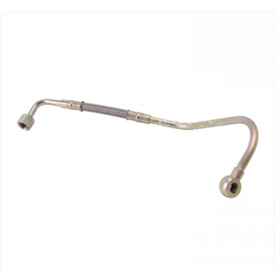 Supercharger oil inlet pipe