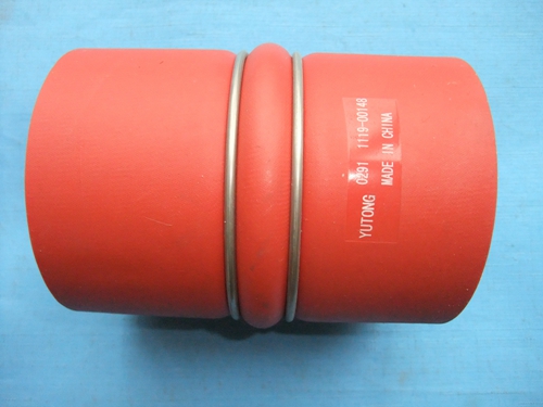 Molded straight hose, Φ86, L=130, silicon