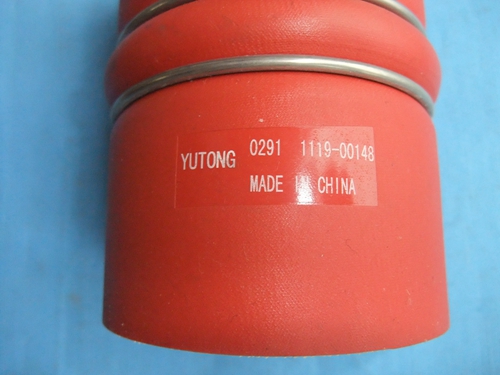 Molded straight hose, Φ86, L=130, silicon-1