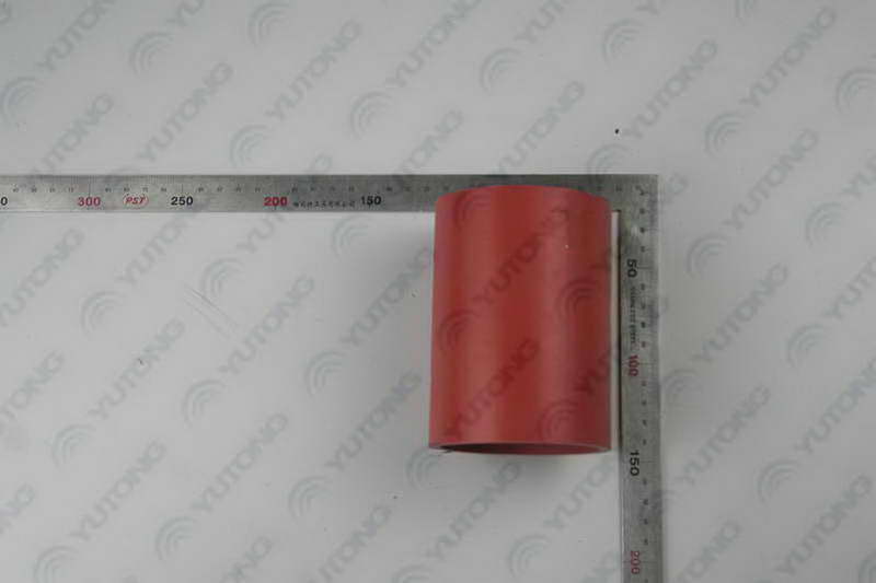 Molded straight hose, Φ76, L=120, silicon-1