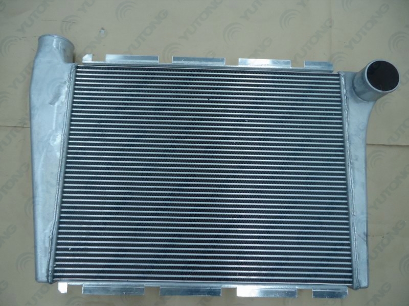 Интеркулер в сборе, верхняя и нижняя схема воздушной камеры, ZLQ2