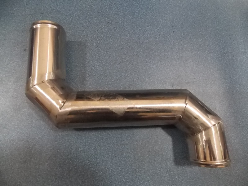 D Intercooler gas outlet steel pipe