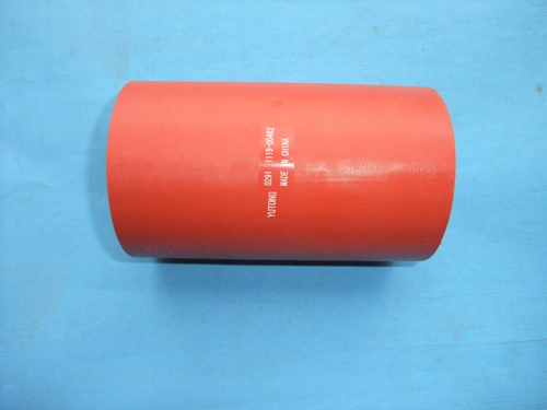 Molded straight hose, Φ80, L=150, silicone rubber