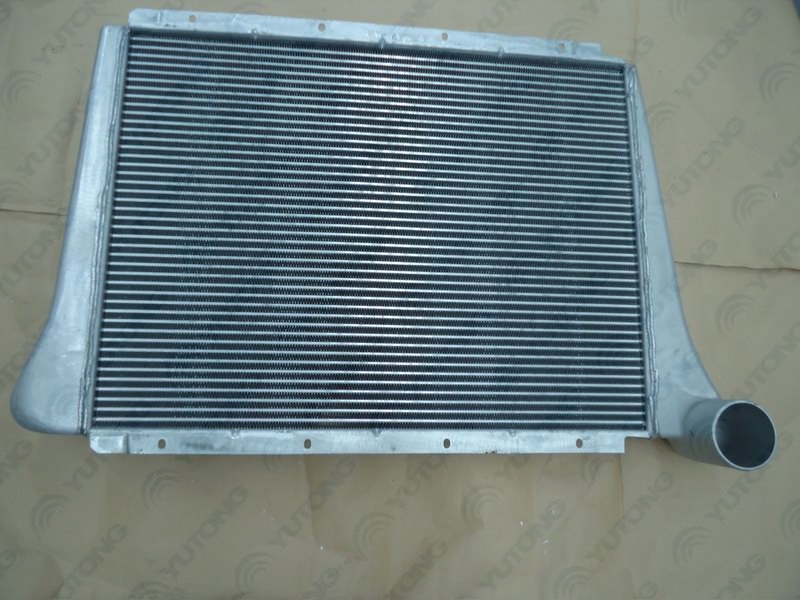 Интеркулер в сборе, верхняя и нижняя схема воздушной камеры, ZLQ2-2