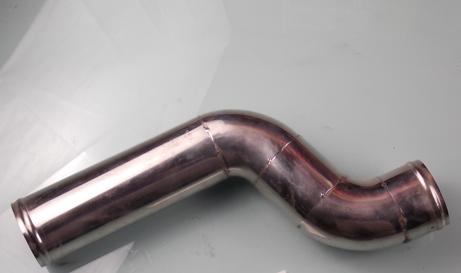 Intercooler air outlet transition steel pipe