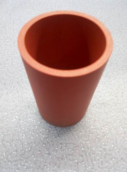 Straight hose, Φ65, L=120, silicon/strip wire