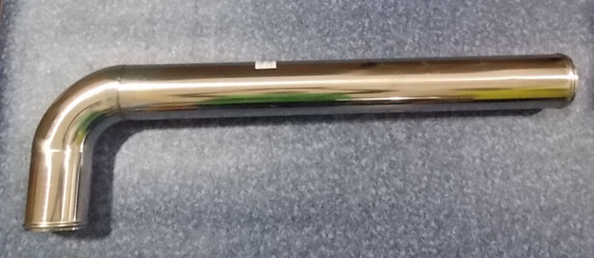 Right angle steel pipe, Φ89,800/210, without joints