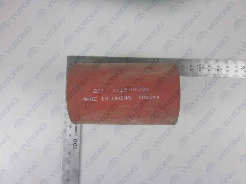 Molded straight hose, Φ50, L=95, silicon