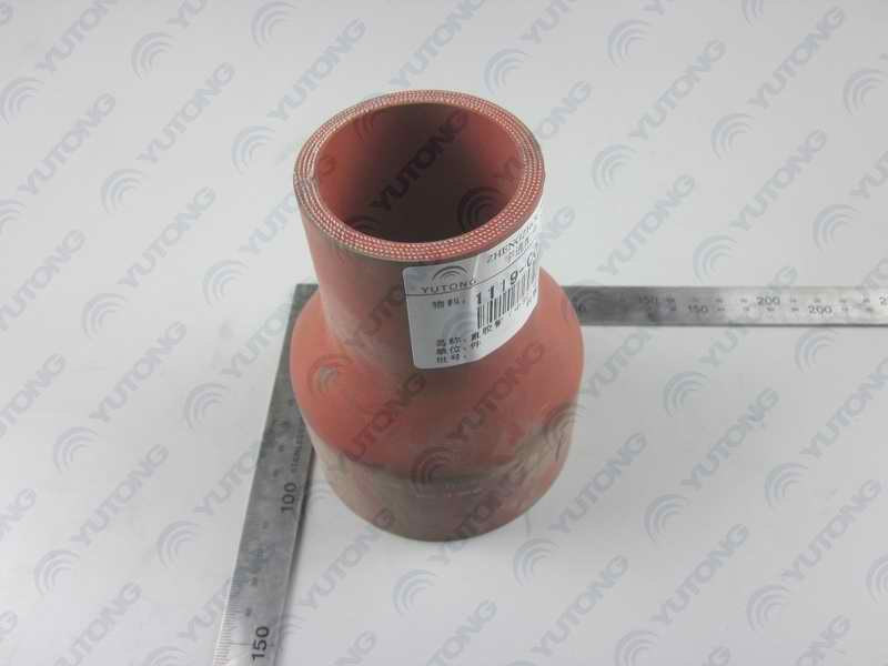 Формованный прямой шланг, Φ 50- Ф 84 , Л= 135 , кремний/полосковый провод