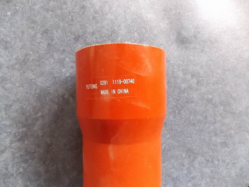 Molded straight hose, Φ65-Φ76, L=120, silicon