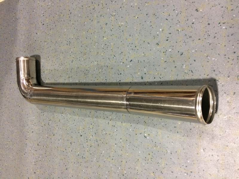 Special-shaped steel pipe, 173°, Φ80, 200/545-1