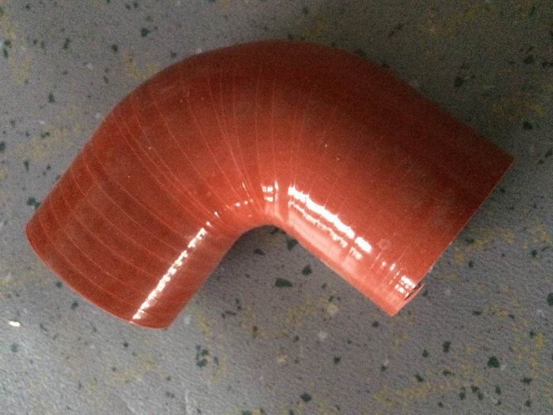 Right angle hose, Φ50, 80/80, silicon