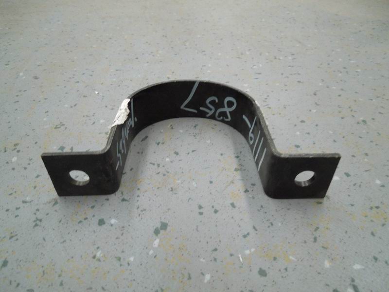 Intake and exhaust fixed pipe clamp, semicircular, Φ85, no pad belt-1