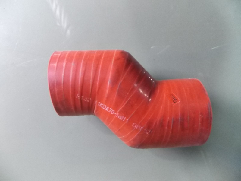 Engine air intake silicone tube