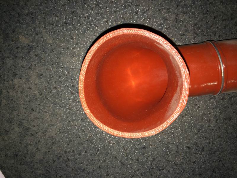 Right angle hose, Φ76-Φ101, 180/150, silicon-1