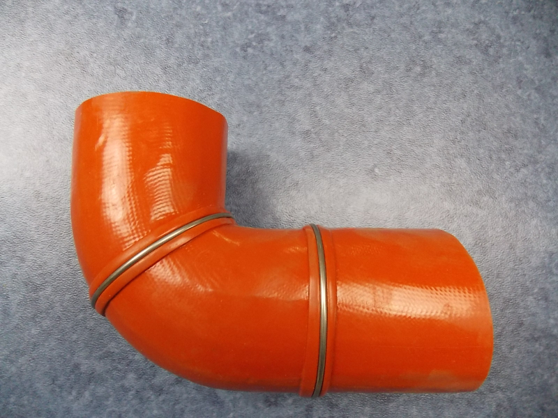 Right angle hose, Φ72-Φ76, 105/160, silicon-1