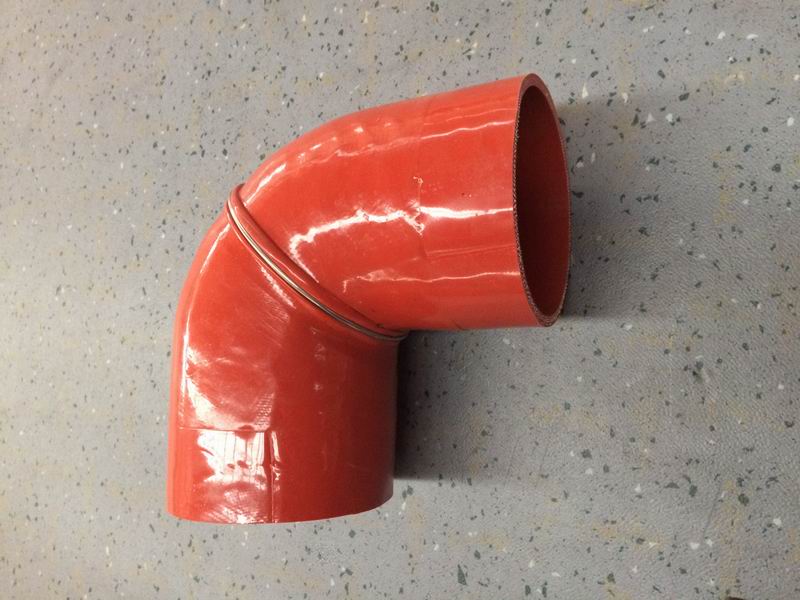 Right angle hose, Φ101-Φ110, 140/140, silicon-1